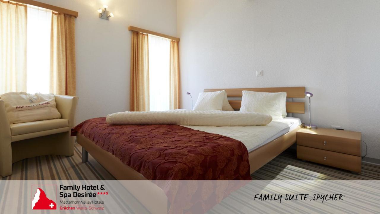 Family Hotel Desiree Grächen Buitenkant foto